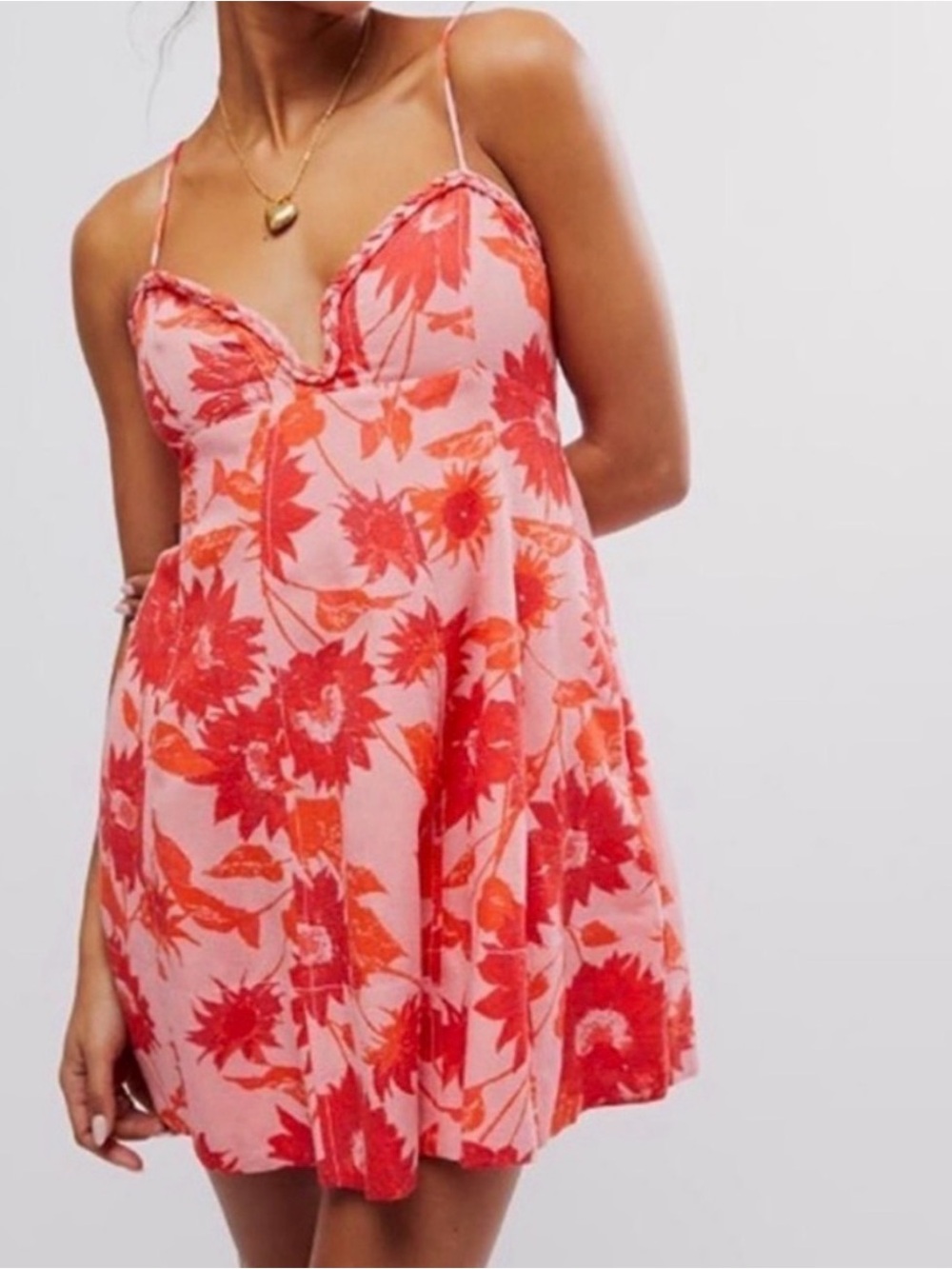 Free People Altura Printed Mini Dress